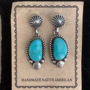 Navajo turquoise earrings